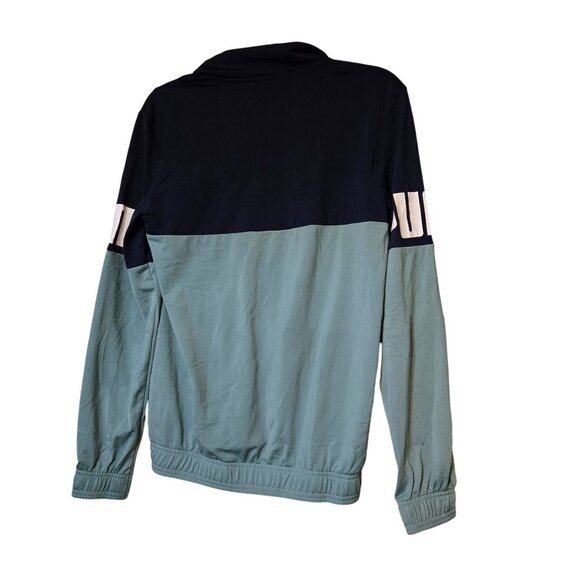 Puma Mens/Boys Colorful‎ Track Jacket Lightweight Stylish Blue/Green Logo Boy XL - Picture 4 of 8